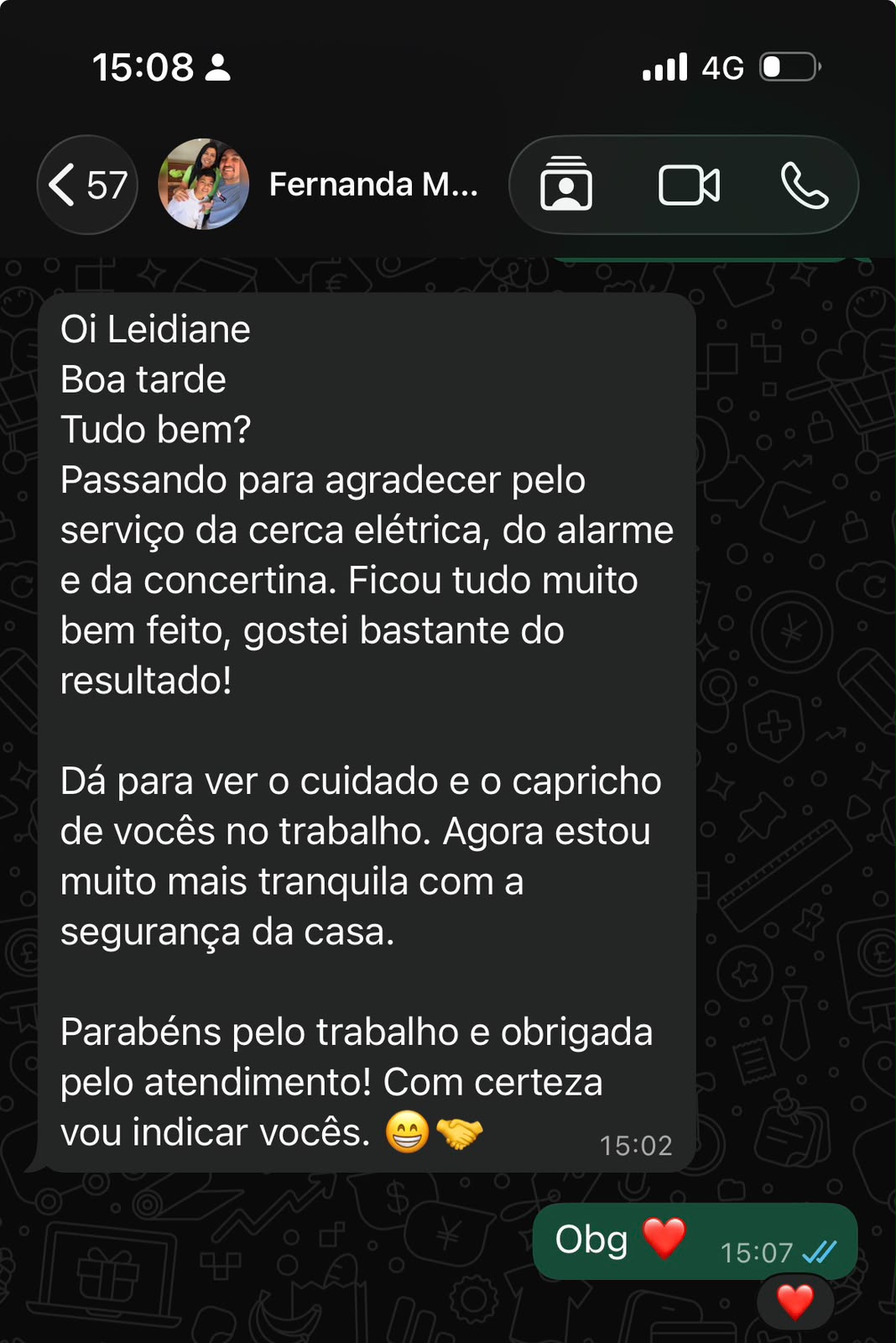 Depoimento real de cliente da Protecam 7